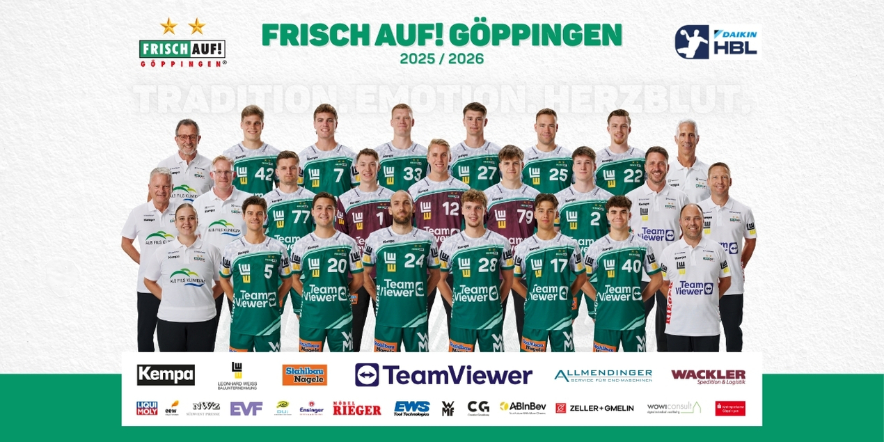 FRISCH AUF! Mannschaftsfoto 2025/26