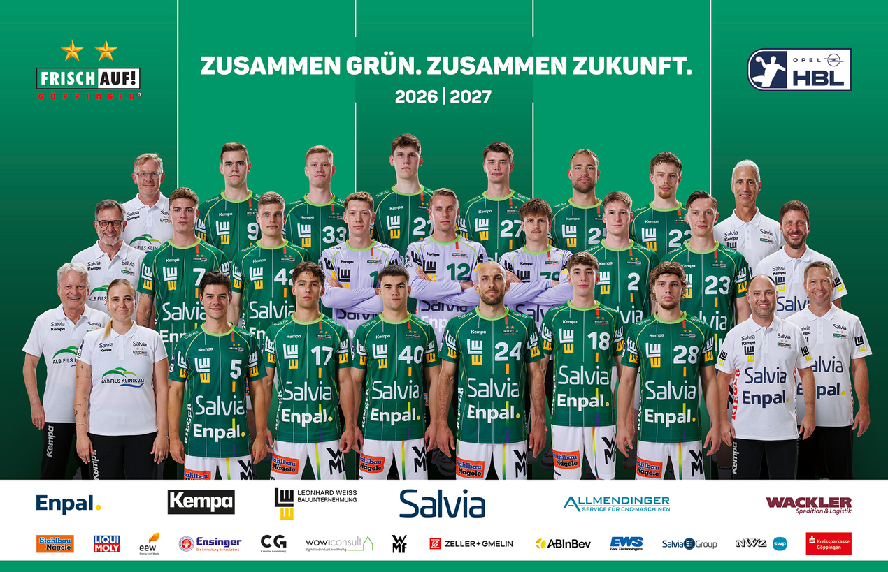 FRISCH AUF! Mannschaftsfoto 2026/27