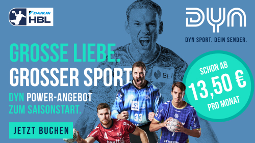 FRISCH AUF! Göppingen live und auf Abruf bei Dyn